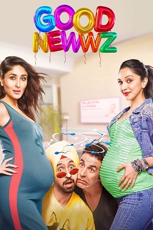 Download Good Newwz (2019) WebRip Hindi ESub 480p 720p
